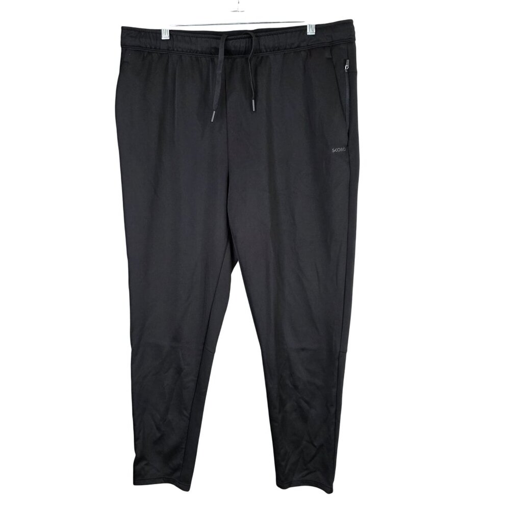 Womens Skora Qwick Dry Black Athletic Pants Drawstring Elastic Waist Size XL